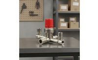 Compressing  Bracket with Adjustment Cap Miniature Air  Compressing  Heavy Duty Connector for Pneumatic Systems