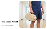 Crush-Resistant Hard Shell Table Tennis Case Portable Design Oval Table Tennis Pong Paddle Bag Secure Elastic Strap for Travel, Tournaments