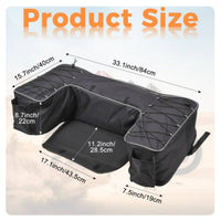 Motorcycle Seat Storage Bag Foldable Waterproof Rear Seat Storage Bag Simple to Install