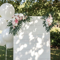 2 Pieces Wedding Arch Flower Easy to Reuse Wedding Arch Flowers Long-Lasting