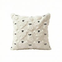 Throw Pillow Cover Embroidered Decorative Pillow Cover Pillowcase Square Vibrant for Sofa, Living Room