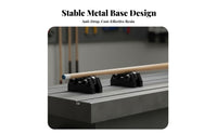 2 Pieces Double-Wheel Design Pool Cue Straightness Checker Effortless Rolling Billiard Cue Straightness Checker Quick and Accurate