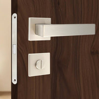Door Lock Set Square Split Handle Lock Set Interior Hardware for Washroom