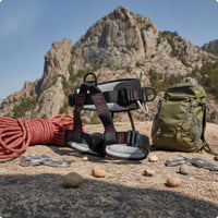 Half Body Harness D-Loop Attachment Climbing Harness Adjustable Straps Lineman Belt for Electricians, Workers