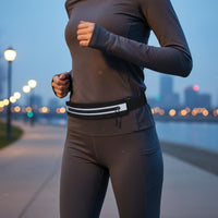 Sweat Resistant Ultra Light Running Belt Lightweight Slim Running Waist Pack Adjustable Length Waterproof Phone Belt for Cycling