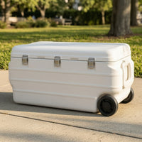 Insulated Container Leak-Resistant Insulated Container with Side Water Outlet Ice Chest for Vendors, Outdoor Events, Fishing