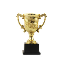 Gold Trophy Award Cup Lightweight Trophy Award Cup Shimmering Contemporary for Students, Competitions, School Events
