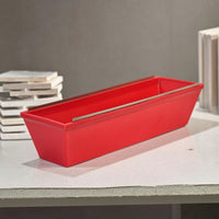 Rectangular Paint Scraper Box Deep Scraper Box with Blade Lightweight Easy-to-Clean for Painters, Decorators, DIYers, Painting, Renovation, Wall Repair