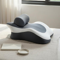 Breathable Memory Foam Prone Pillow Removable Washable Cover Intimacy Support Pillow Ergonomic Positioning Cushion for Couples, Bedroom