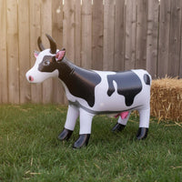Inflatable Cow Lightweight PVC Inflatable Cow Indoor Outdoor Use Party Toy for Kids
