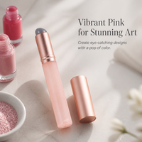 Gradient Blooming Blush Silicone Pen for Mirror Powder Nail Art