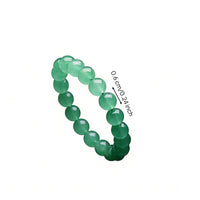 Green Aventurine Bracelet Gender-Neutral Design Green Stone Bead Bracelet Simple