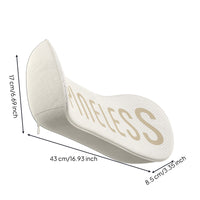 Ergonomic Car Support Pillow Breathable Support Pillow Supportive Curved for Drivers, Commuters, Road Trips, Daily Commute