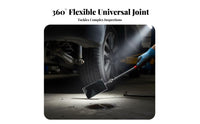Telescopic Inspection Mirror Stainless Under Vehicle Inspection Mirror Adjustable Length Non-Slip Grip for Inspectors