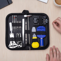 31 Pieces Watch Repair Tool Kit with Case Precision Watch Repair Neatly Arranged Tools for Beginners
