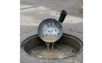 Versatile Long Handle Mud Scoop Large Capacity Drain Cleaning Scoop Sturdy Construction Sewer Cleaning Spoon Thickened Material for Workers, Plumbers, Farmers, Drainage Clearing, Outdoor, Farm
