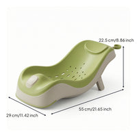 Easy to Clean Baby Bath Recliner Safe Baby Bath Cradle Ergonomic Tub Quick-Dry for Newborns, Infants, Bathtub, Bathroom