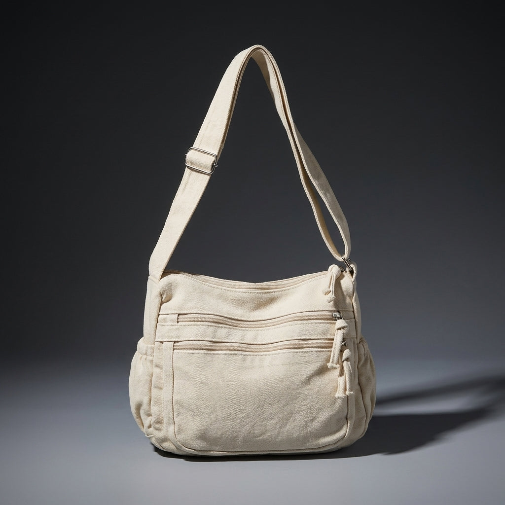 Multi-Use Travel Bag for Women, Large Tote Bag with Polyester Lining, Nylon Shoulder Bag for School, Sport Bag with Pocket