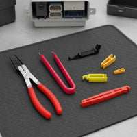 6 Pieces Universal Compatibility 6 Piece Fuse Puller Tool Kit Ergonomic Handle Relay and Fuse Puller Set Automotive Relay Removal Pliers for Mechanics, DIY Enthusiasts, Auto Repair Shop, Garage