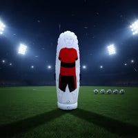 Soccer Training Mannequin with Pump Weighted Base Inflatable Defender Free Kick Wall Portable for Coaches, Target Practice