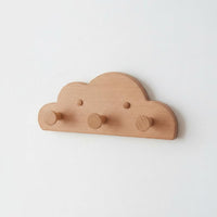 NimbusShaped Display shelf with pegs Minimalist & design Hanging Rack for Children