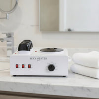 Multi-Chamber Depilatory Heater Electric Depilatory Warmer Adjustable Temperature Appliance Fast Heating for Estheticians, Beauticians, Salons, Spas, Home Waxing