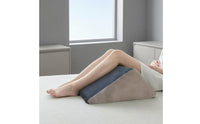 Leg Elevating Pillow Triangular Wedge Leg Cushion Knee Support Pillow Textured Reclining Aid Raised Position