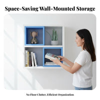 configurable Storage Cube Modern Minimalist Wall Shelf Space Saving Easy to Install for Students