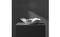 Wavy Fruit Bowl Irregular Carved Decorative Bowl Contemporary Tray for Dining Table