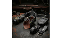 7 Pieces Leather-Look Cosplay Accessory Set Fantasy Medieval Belt with Pouches Buckle-Fastened Belt with Pouch Historical for Cosplayers