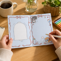Cute Pet Folded Greeting Card with Envelope for Graduation & Gifts