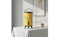Professional Milk Tea Barrel Large Capacity Stainless Steel Insulated Barrel Insulated Beverage Dispenser Long-Lasting