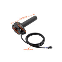 Anti-Slip Twist Throttle with Keys Textured Throttle Grip Set with Key Universal Responsive for Builders, DIY Builds