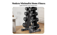 Space Saving V-Shaped Dumbbell Rack Heavy-Duty Vertical Dumbbell Stand Stable and Secure Complimentary Weight Organizer Non-Slip Feet for Home Gym