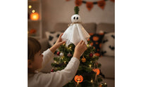 Lightweight Halloween Ghost Tree Topper Spooky Ghost Tree Topper Cute Decoration Sturdy