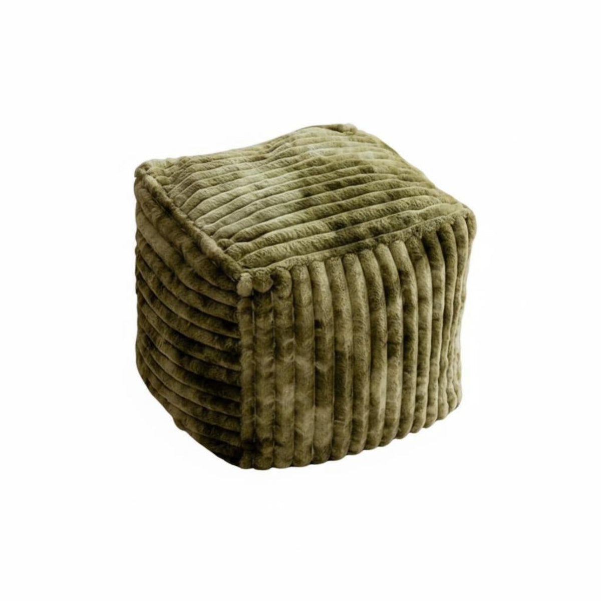 Plush Texture Square Pouf snug Comfortable Floor pillow Elegant Design Low Stool adaptable Seating for Homeowners, Apartment Dwellers, floor seating area Room, Balcony, Bedroom, Lounging