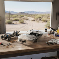 Paintable 1:10 RC Truck Body Shell Plastic Material Wireless Control Vehicle Part Environment-Friendly for Dirt Track