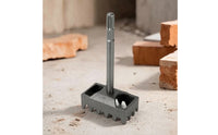 Accurate Square Hole Cutter Serrated Electrical Box Cutout Tool Clean-Cut Electrical Box Cutter Efficient for Electricians, Renovation Contractors, Masonry Cutting