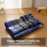 Ita Bag Decoration Ribbons DIY Crafting Flower Making Ribbon Kit Patterned Craft Ribbon Set Assorted Designs Variety Pack