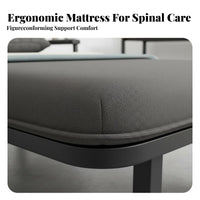 Folding Mechanism Fold-foldable Single Bed Space-Saving transformable Ottoman Bed Easy Setup Sleeper Chair Sturdy Frame for Office Workers, Apartment Dwellers, Students, Small Spaces, Dorm Room, Bedroom, RV