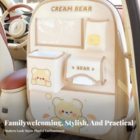 Multi-Functional Use Car Seat Middle Organizer Large Capacity Vehicle Storage Easy Installation Hanging Bag Adjustable Strap for journeyers, everyday journeyers, rearseat, Between Front Seats, Family journey, long-distance commutes