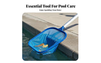 Deep Bag Foliage Net Sturdy Frame Deep Bag Foliage Skimmer Fine Mesh Pool Net Reinforced Fine Mesh Pool Rake Large Capacity