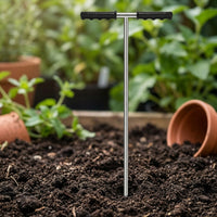 Stainless Steel Soil Rod Rod Adjustable Soil Rod Insulated Septic Tank Detector Tool 3-Section for Landscapers, Gardeners, Landscaping, Gardening