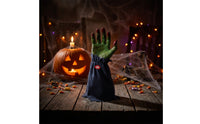 Spectral Hand Decoration Operated Moving Hand with Textile Foundation Spooky Animatronic Prop for Tabletop Displays, Halloween Parties