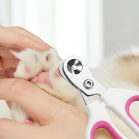 Nail Clippers for Professional Pet Dog Grooming, Stainless Steel Blades for Cat Grooming, Non Slip Puppy Nail Clippers, 3 Pack for Small Animals