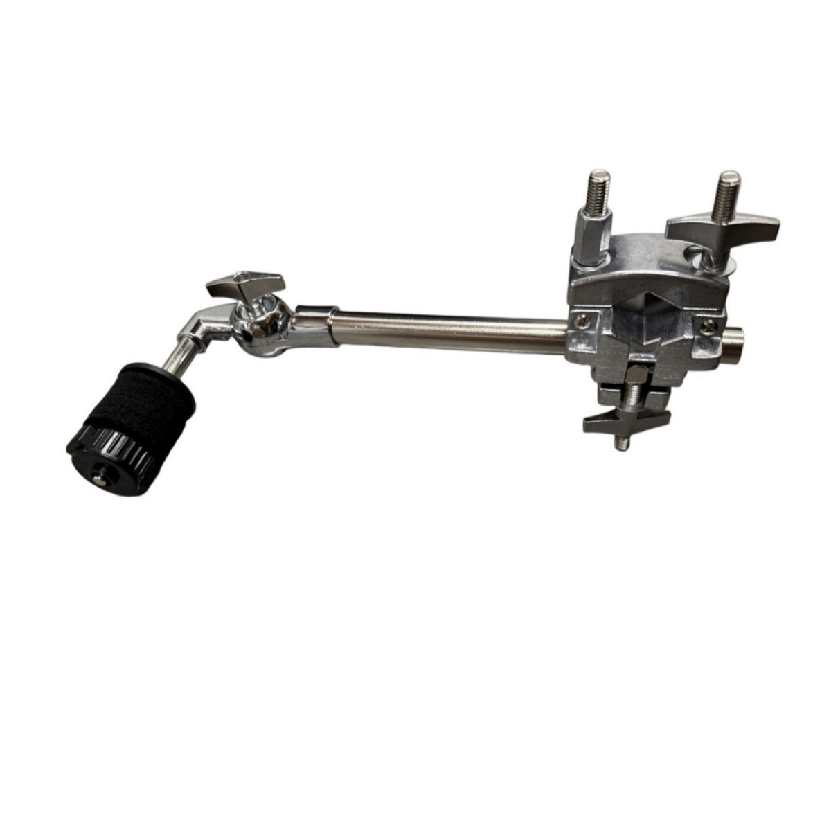 Compact Drum Clamp with Rod Long-Lasting Multi-Clamp Heavy-Duty Drum Mounting Bracket Reinforced for Drummers, Rehearsal Rooms