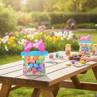 Lightweight Speckled Foam Eggs Reusable DIY Easter Eggs Assorted Colors Speckled Decorative Egg Long-Lasting for Children, Crafters