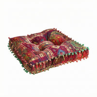 Tufted Floor Pillow Soft Padded Quilted Seat Cushion Tatami Cushion for Bay Window, Sofa