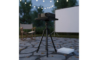 Drill-Tool-Less Display Device Tray Easy Installation Tripod Display Device Plate Portable for Home Theater, Living Room, Bedroom