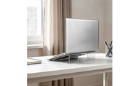 Acrylic Laptop Stand Ventilated Laptop Riser Cooling Notebook Stand for Office, Study